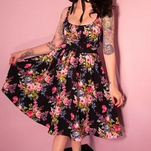 Vixen Ingenue Black Vintage floral